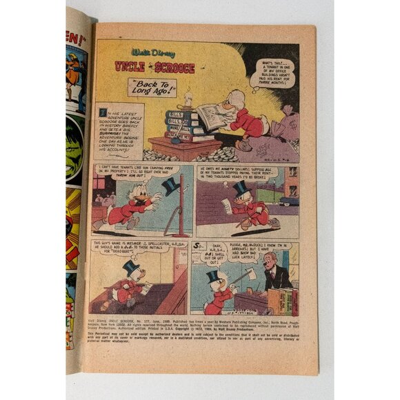 Walt Disney Uncle Scrooge Comic Issue 177 1979 Whitman - Picture 6 of 13